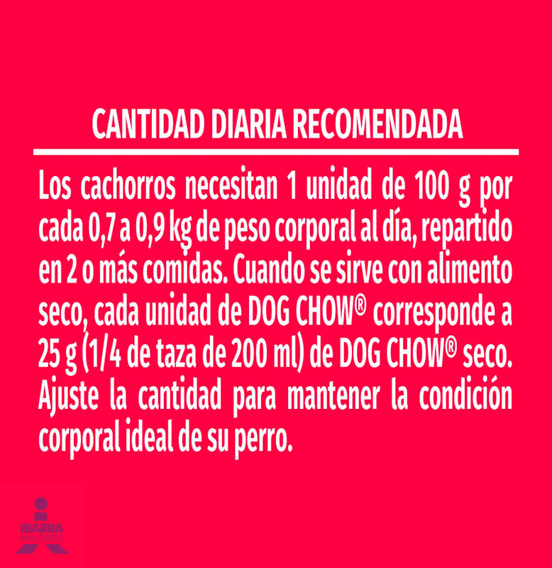 Alimento Purina Dog Chow Cachorro Pollo 100 g