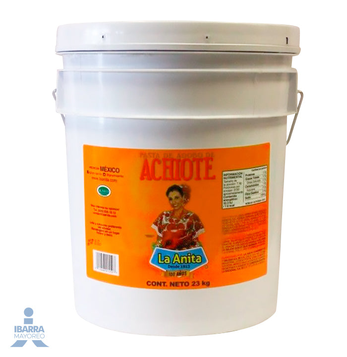 Adobo Achiote La Anita Cubeta 23 kg
