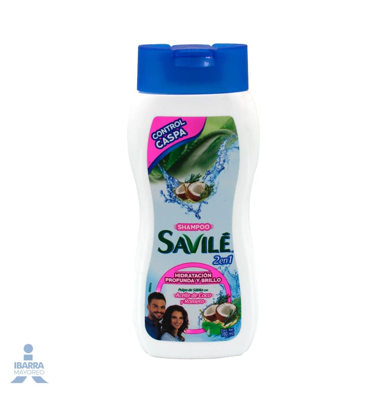 Shampoo Savilé Control Caspa Coco y Romero 180 ml
