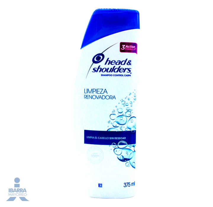 Shampoo Head & Shoulders Normal Limpieza Renovadora 375 ml