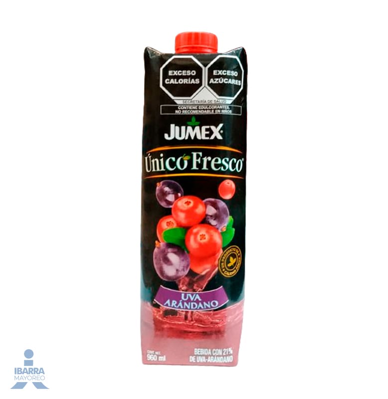 Bebida Jumex Único Fresco Uva Arándano Tetra Brick 960 ml