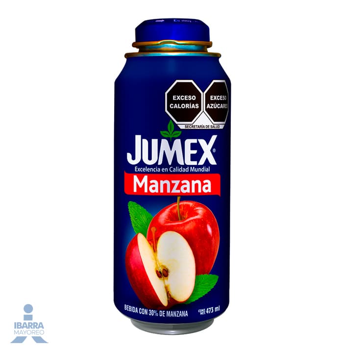 Bebida Jumex Manzana Lata Botella 473 ml
