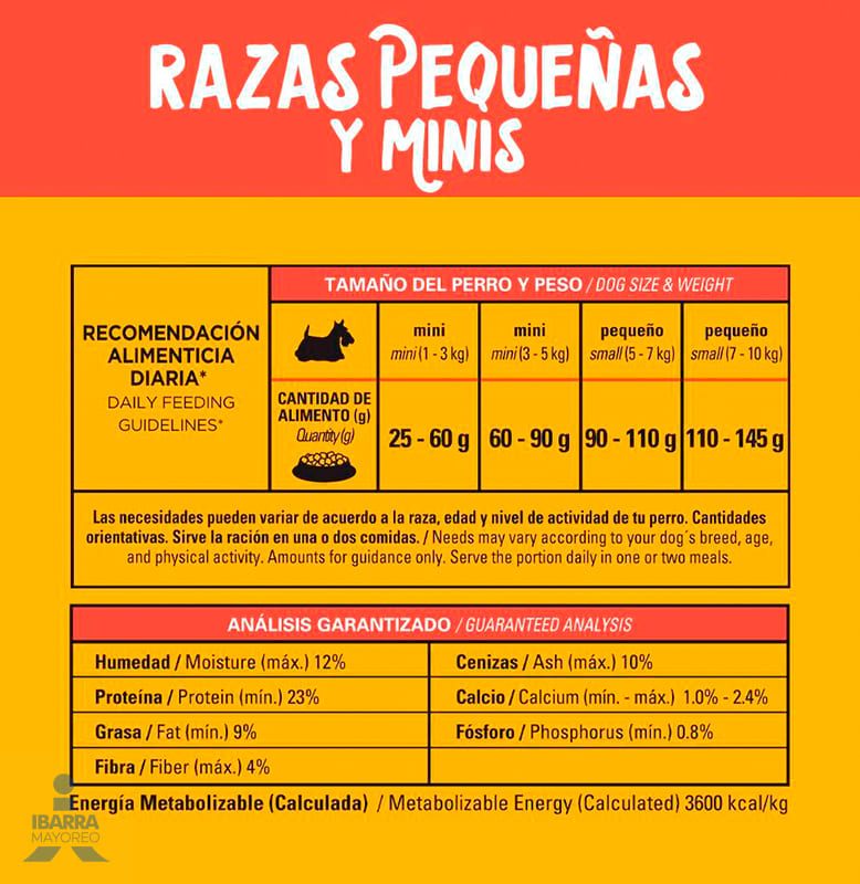 Alimento Pedigree Razas Pequeñas y Minis 420 g