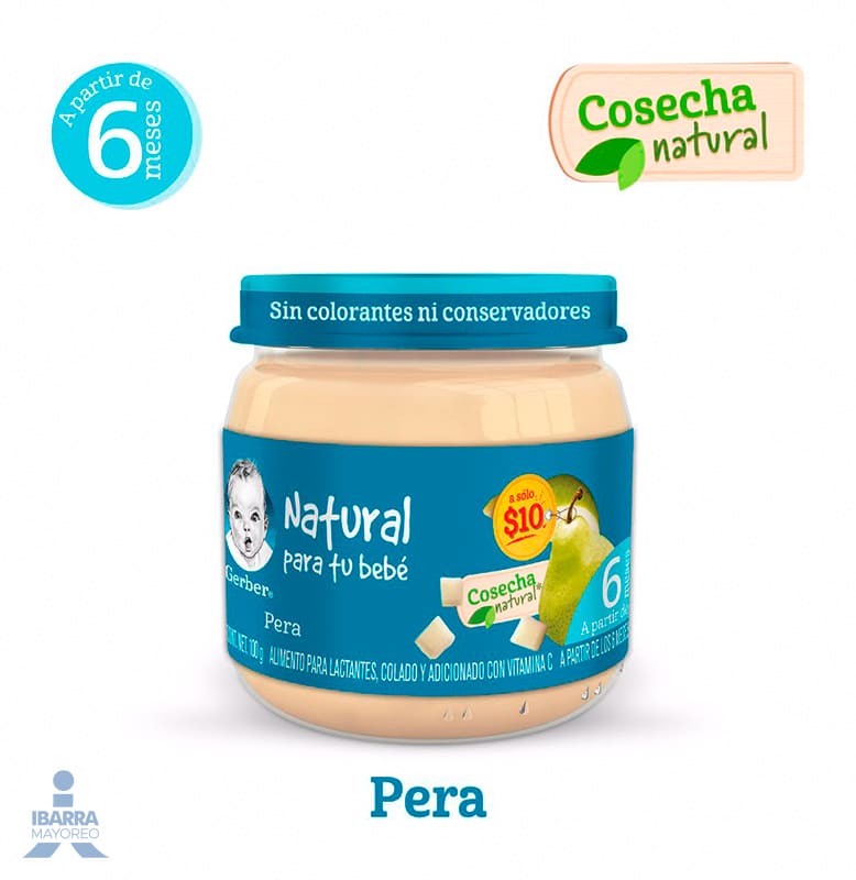Gerber Colado Pera Etapa 2 100 g