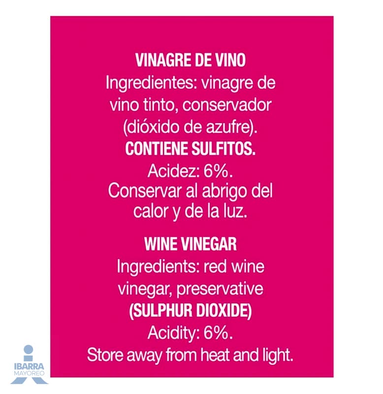 Vinagre de Vino Tinto Carbonell 250 ml
