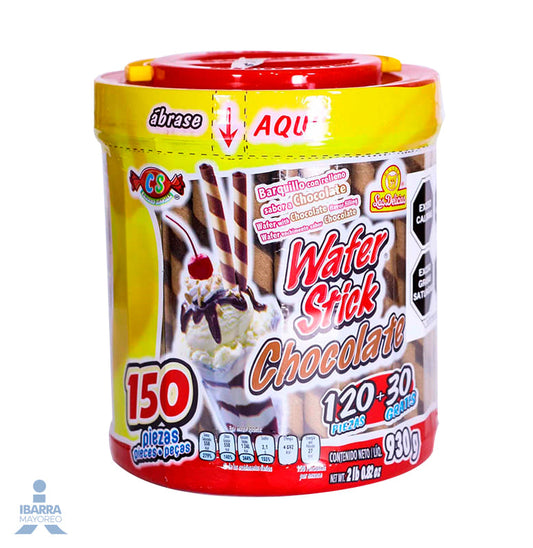 Galletas Barquillo Las Delicias Chocolate 150 pzas.