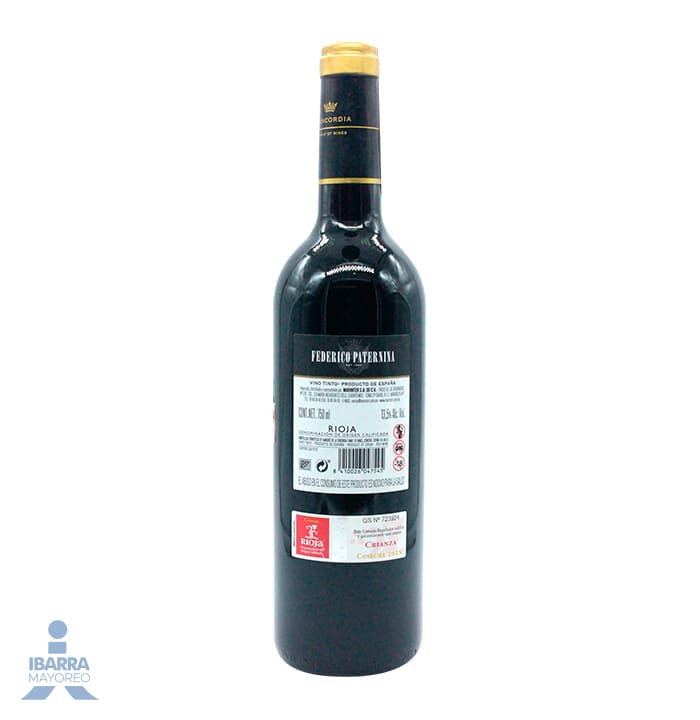Vino Tinto Federico Paternina Banda Azul Crianza 750 ml