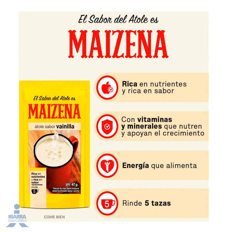 Maizena Vainilla Sobre 47 g