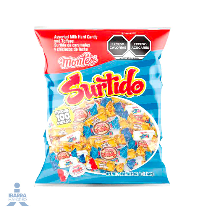 Caramelos Montes Surtido 100 pzas.
