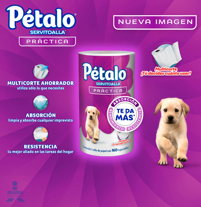 Servitoalla Pétalo Multicortes 160 hojas 1 rollo
