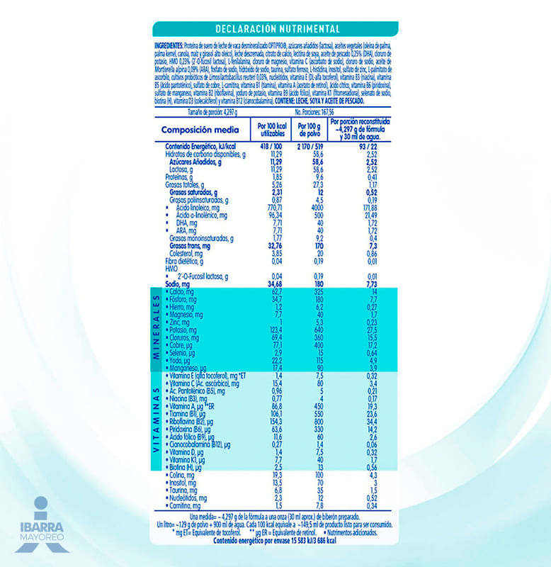 Fórmula Infantil NAN 1 Optimal Pro 0 a 6 meses 720 g