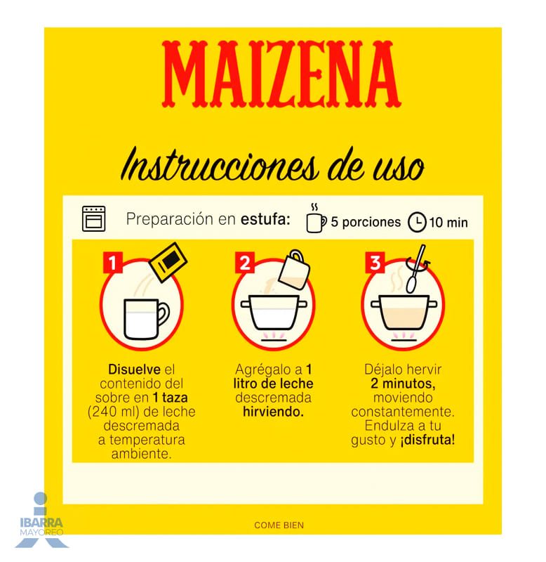 Maizena Vainilla Sobre 47 g