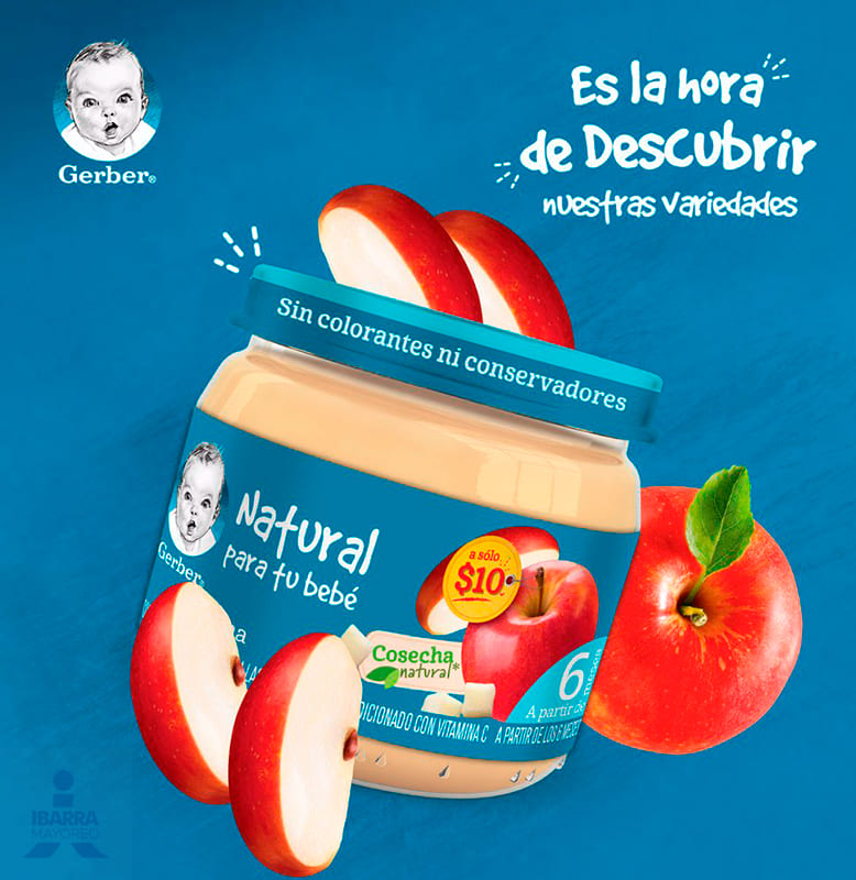 Gerber Colado Manzana Etapa 2 100 g