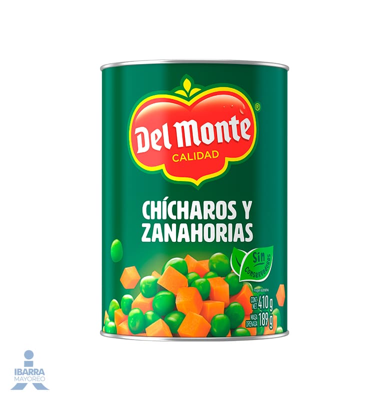 Chícharos y Zanahoria Del Monte 410 g