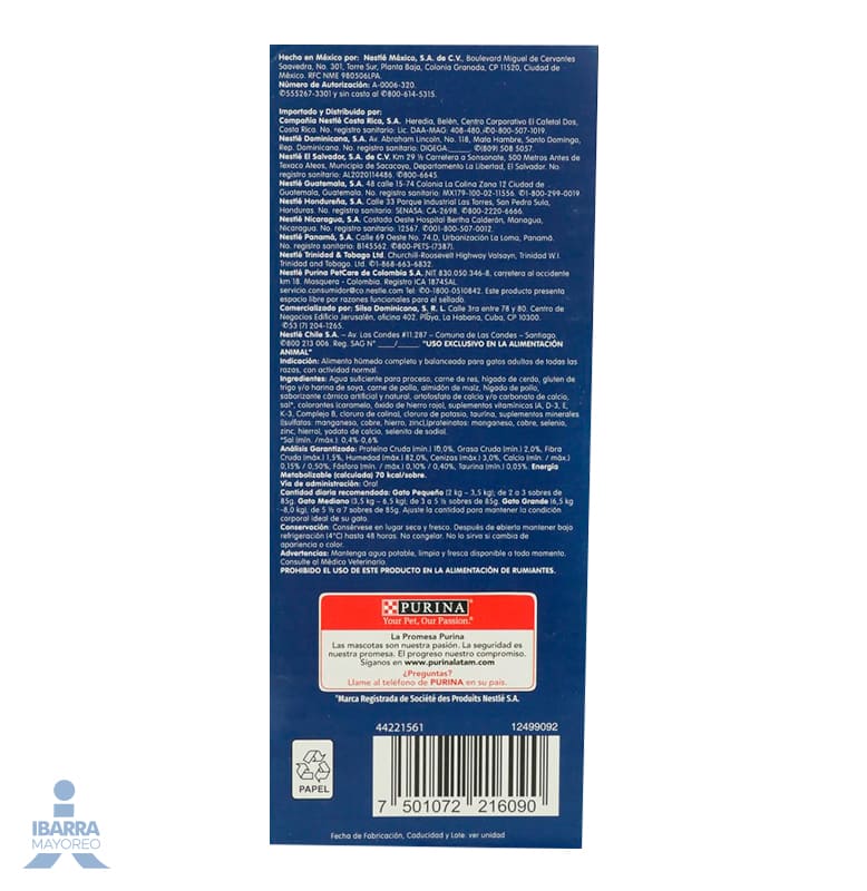 Alimento Purina Felix Carne 85 g
