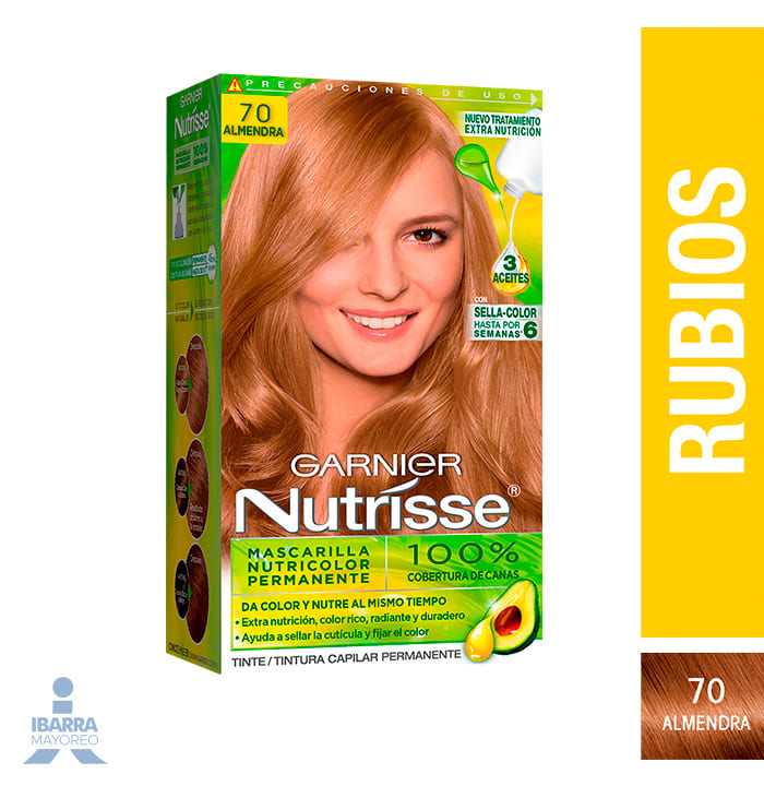 Tinte Nutrisse Rubio Almendra No. 70