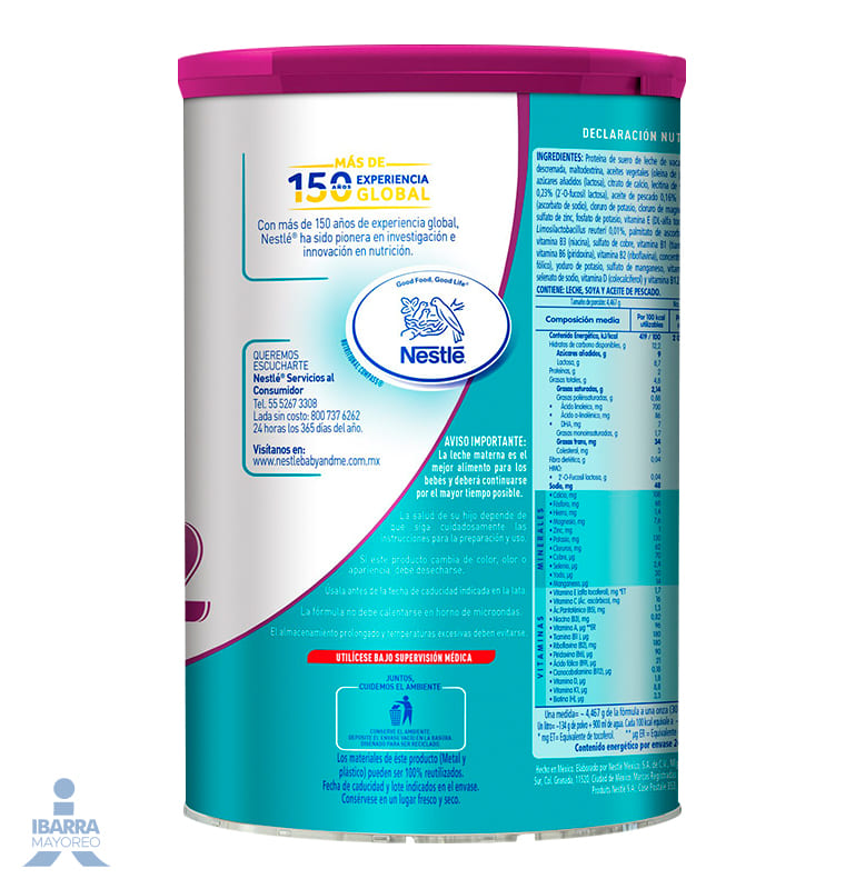 Fórmula Infantil NAN 2 Optimal Pro 6 a 12 meses 1.2 kg