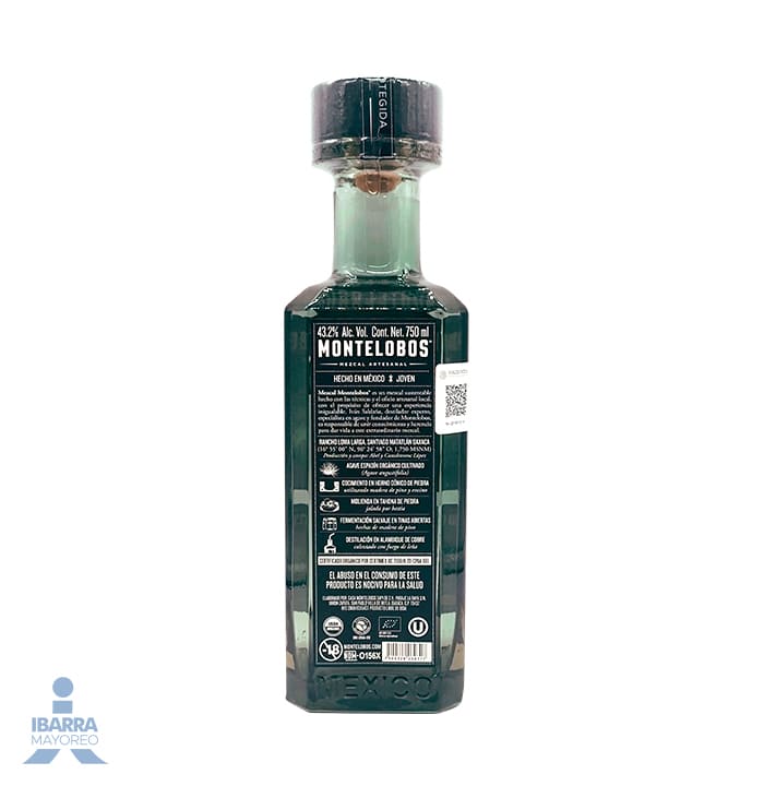 Mezcal Montelobos Espadín Joven 750 ml