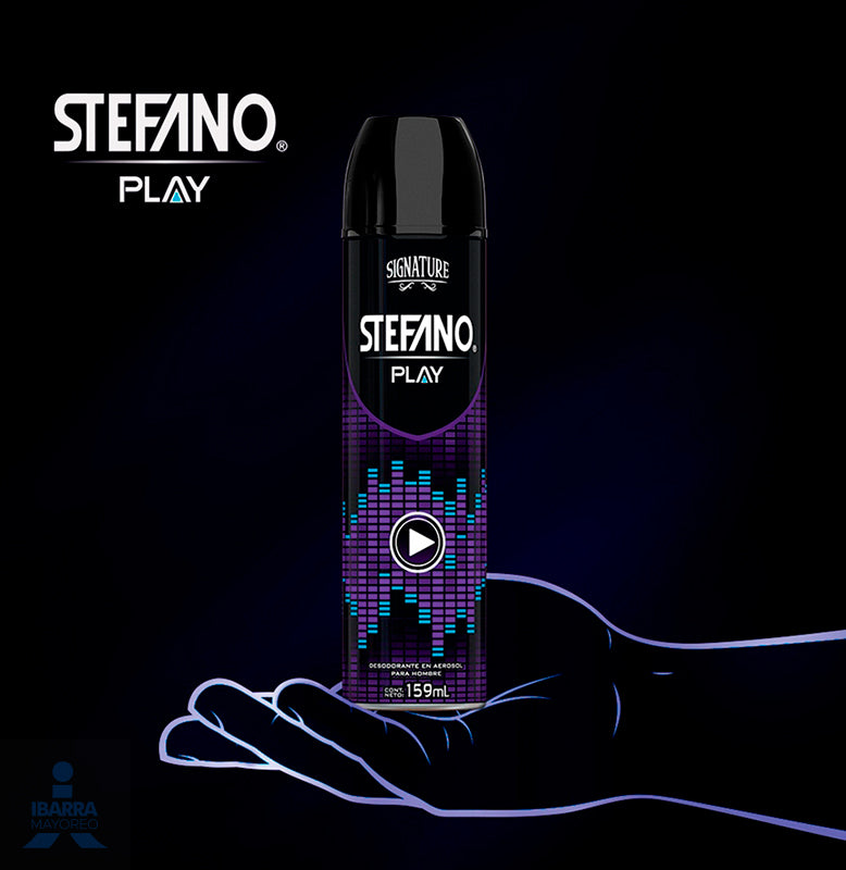Desodorante Stefano Play Aerosol 113 g