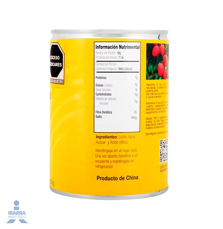 Lichis en Almíbar San Miguel 567 g