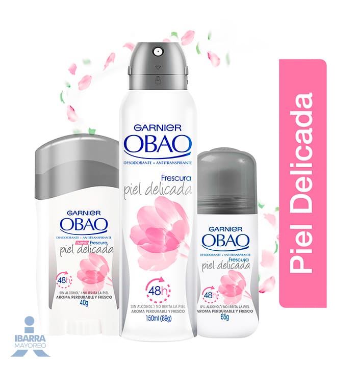 Desodorante Obao Mujer Piel Delicada Aerosol 150 ml