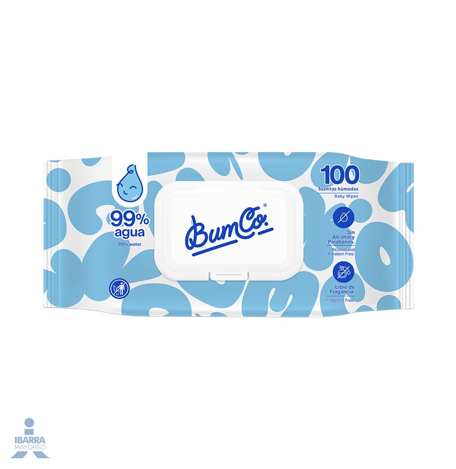 Toallitas Húmedas Bumco 100 pzas.