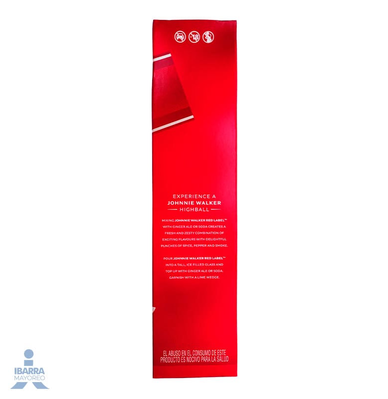 Whisky Johnnie Walker Etiqueta Roja 700 ml