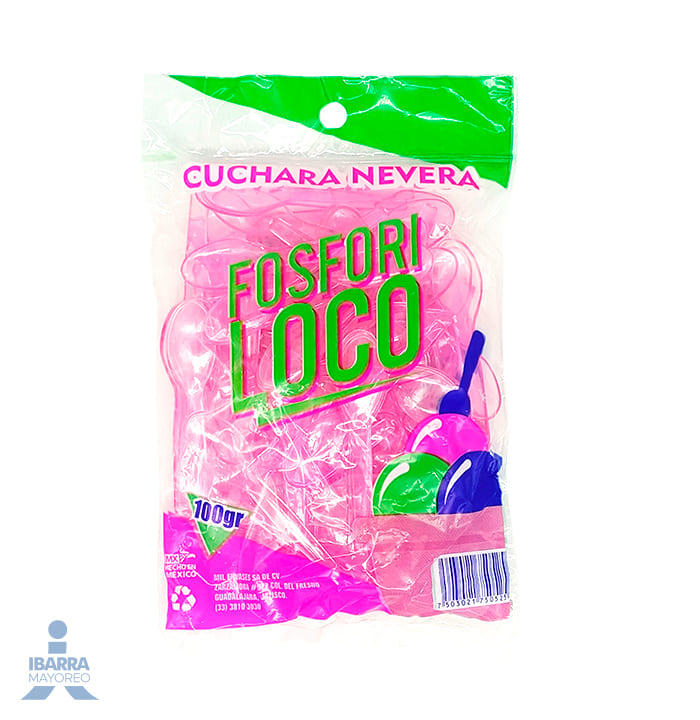 Cuchara Nevera Fosforiloco 100 pzas