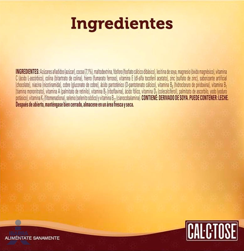 Chocolate Cal-C-Tose Bolsa 100 g