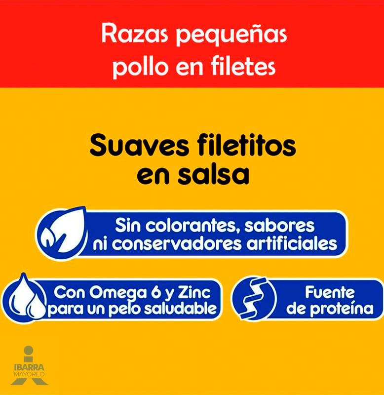 Alimento Pedigree Razas Pequeñas Pollo 100 g