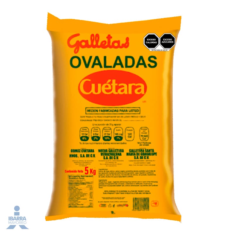 Galletas Cuétara Ovaladas 5 kg