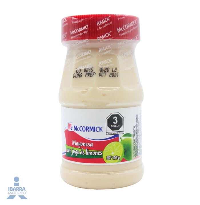 Mayonesa McCormick con Limón 105 g