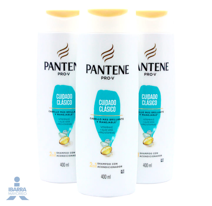 Shampoo Pantene Cuidado Clásico 2 en 1 400 ml
