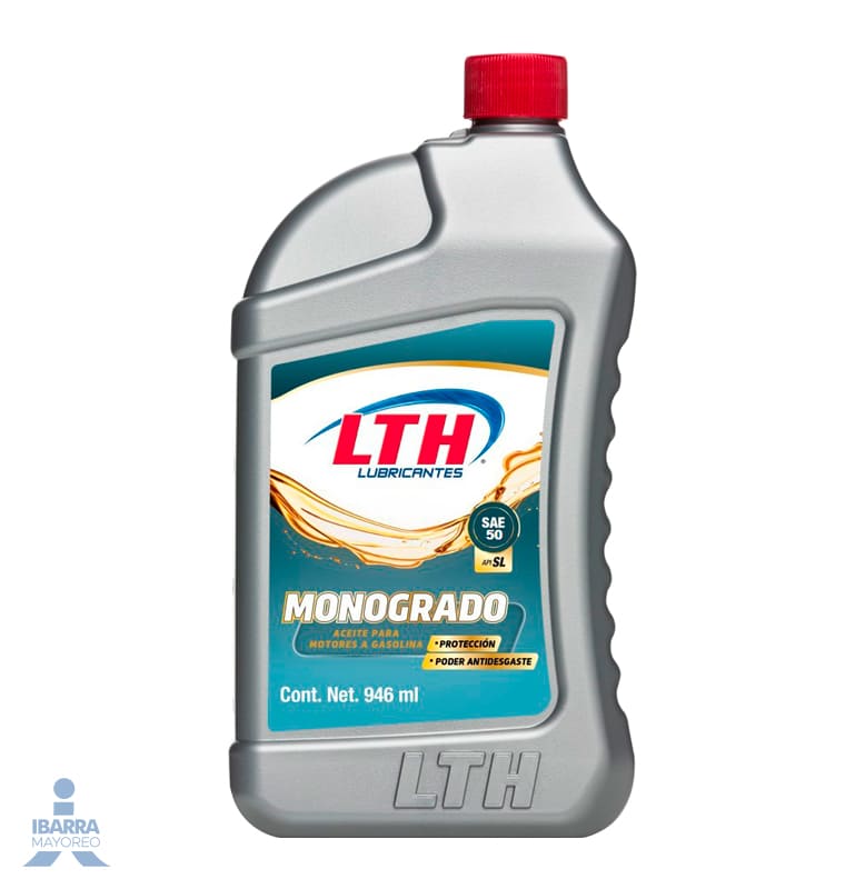 LTH Aceite Monogrado Gasolina SAE 50 SL 946 ml