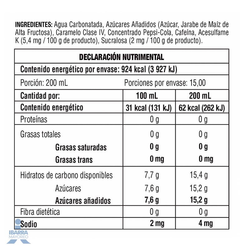 Refresco Pepsi Pet 3 L