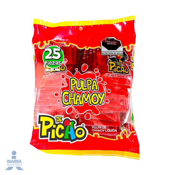 Pulpa Sabor Chamoy Picao 25 pzas.