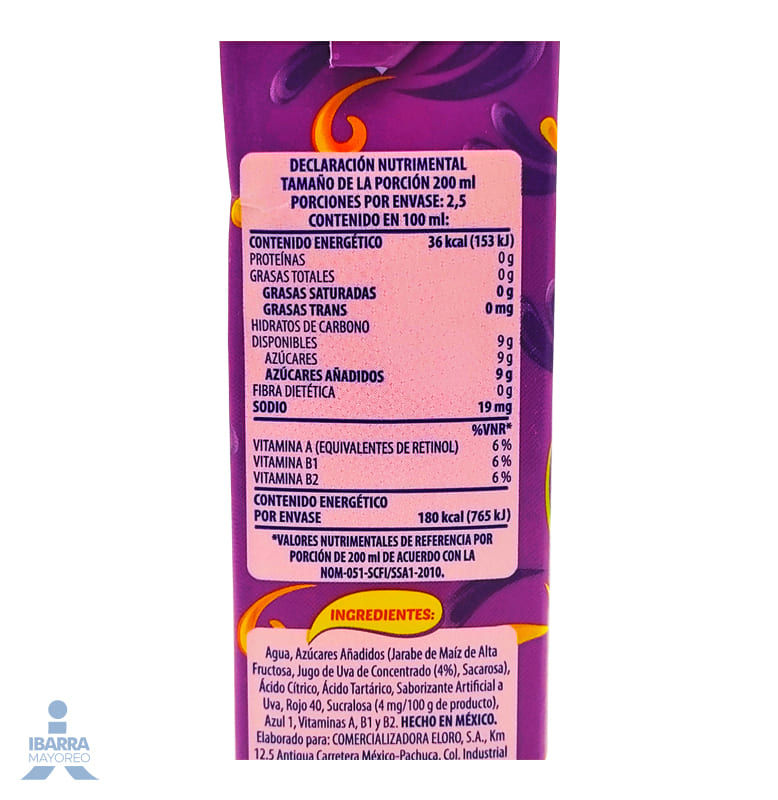 Bebida Jumex Bida Uva 500 ml