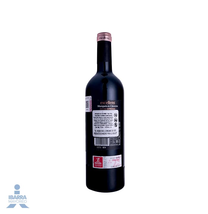 Vino Tinto Marqués de Cáceres Excellens 750 ml