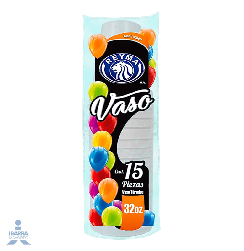 Vaso Térmico Reyma 32 oz 15 pzas.