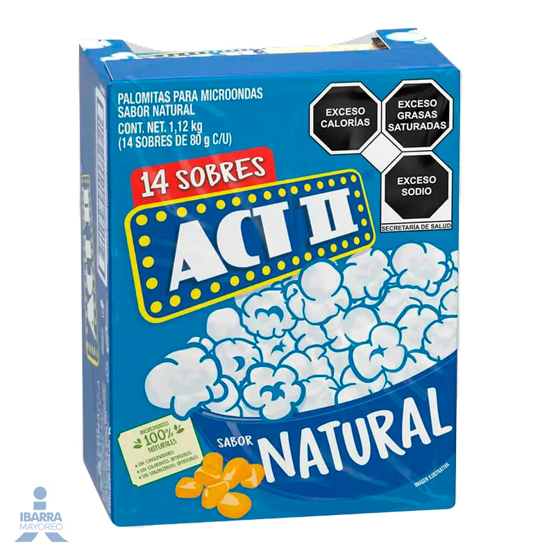 Palomitas ACT II Natural 80 g