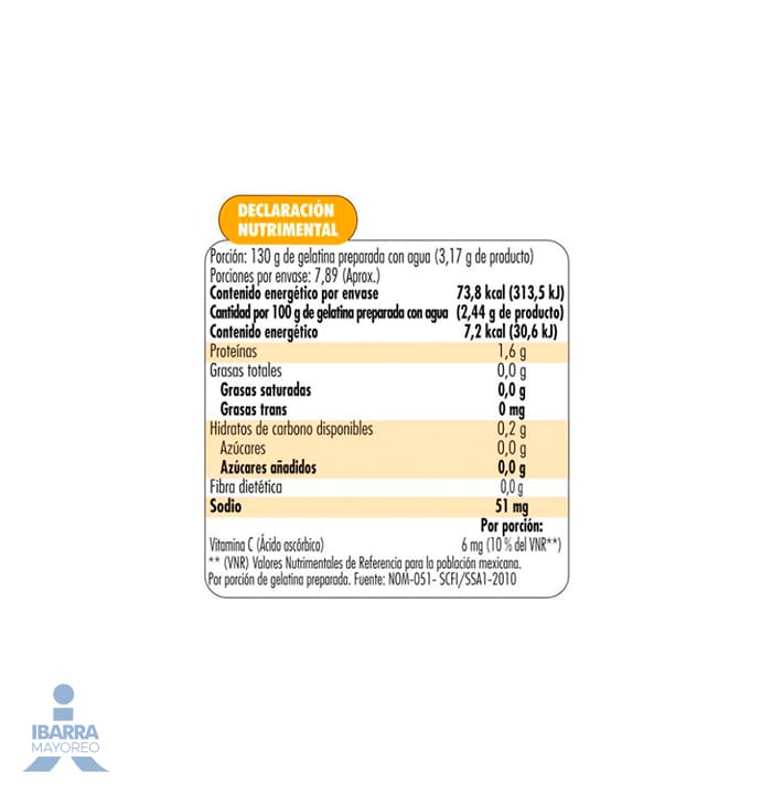 Gelatina Jell-o Piña 25 g