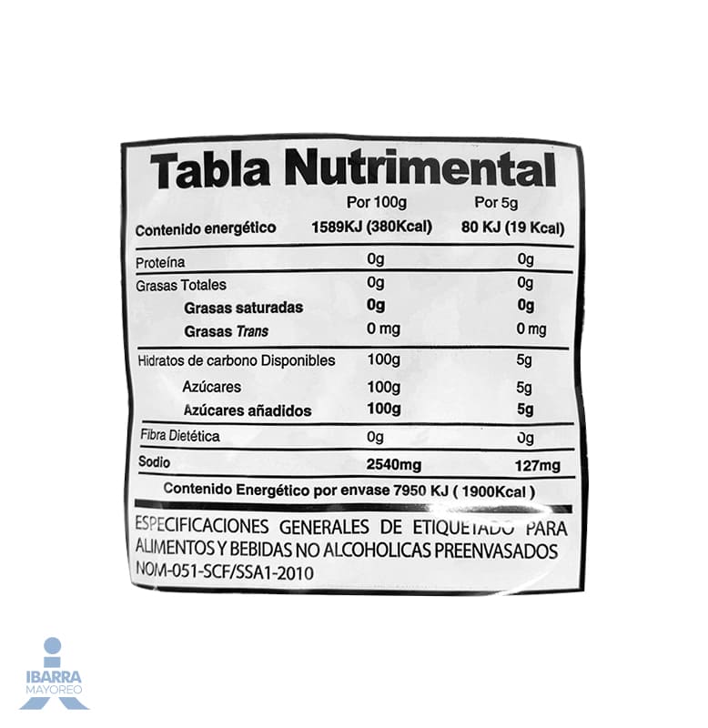 Dulce Ravi Fresitas Picositas 100 pzas.