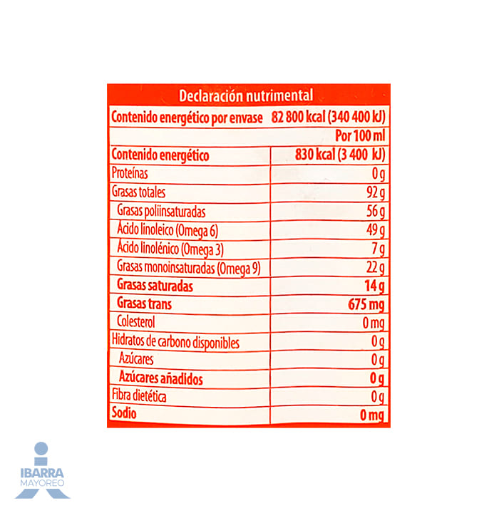 Aceite Capilla 10 L