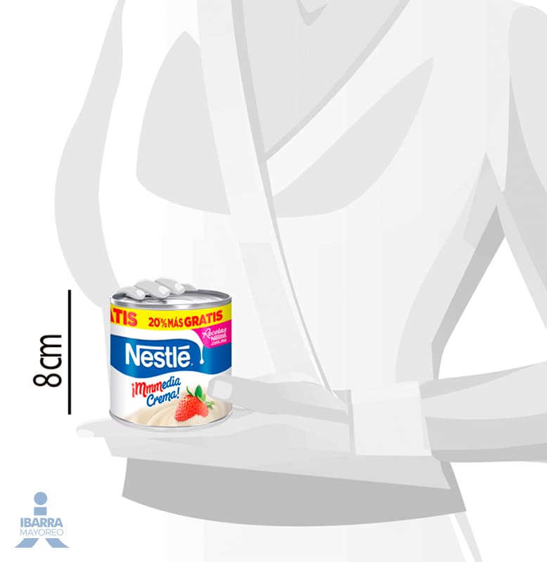 Media Crema Nestlé 225 g GRATIS 20%