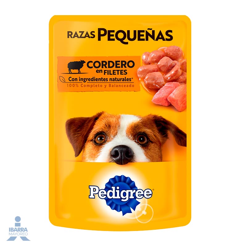 Alimento Pedigree Razas Pequeñas Cordero 100 g