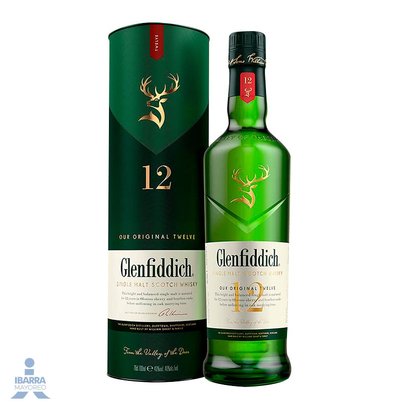 Whisky Glenfiddich 12 Años Single Malt 750 ml