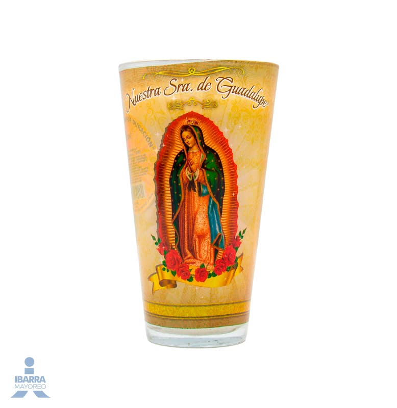 Veladora Gloria Limonero Virgen de Guadalupe
