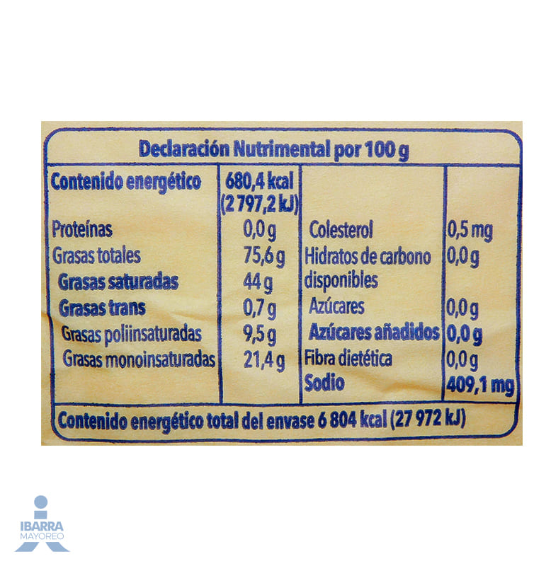 Margarina Flex Azul 1 kg