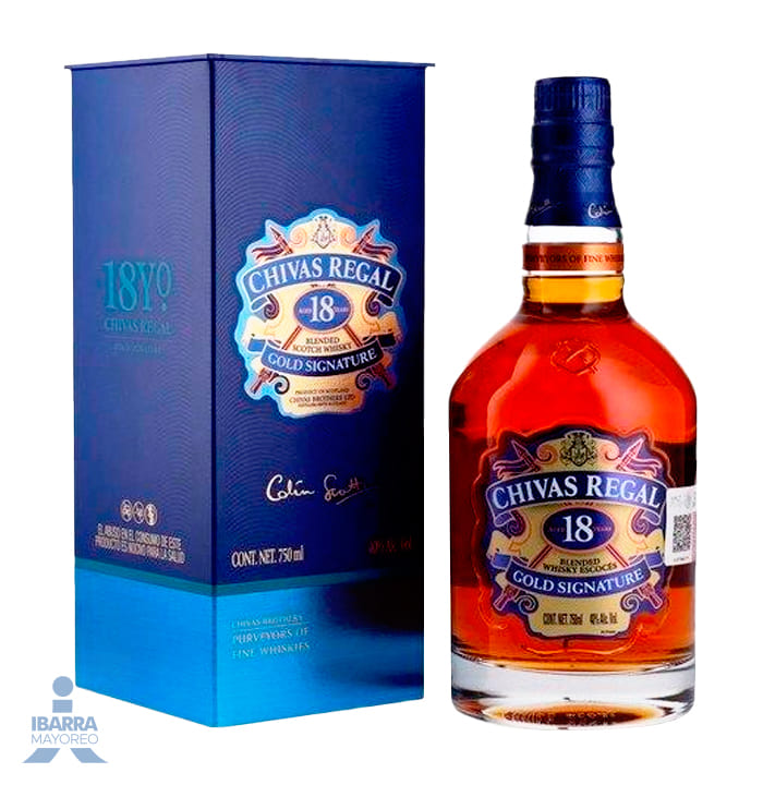 Whisky Chivas Regal 18 Años 750 ml