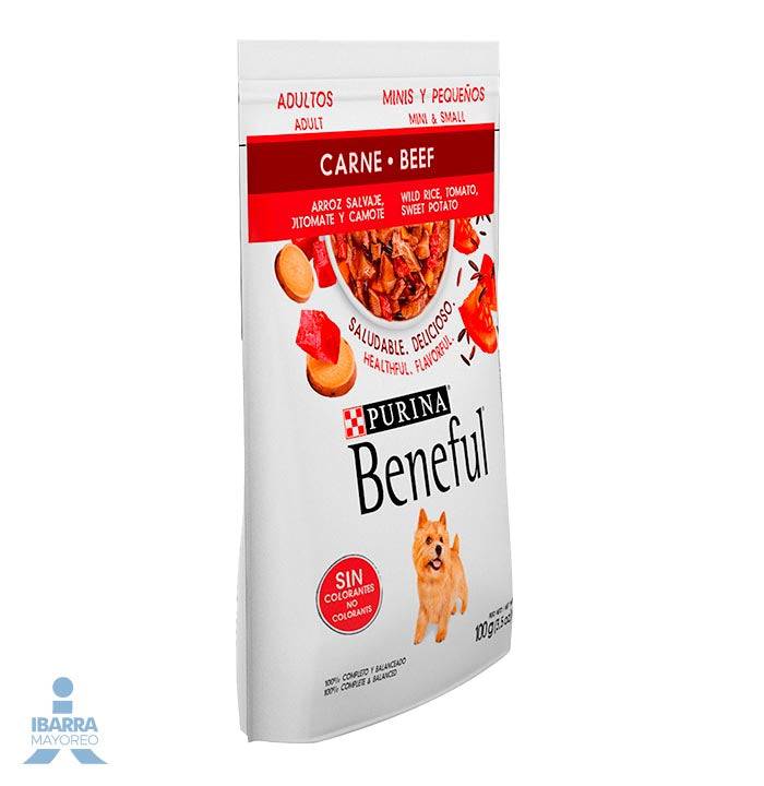Beneful alimento húmedo adultos minis carne 100 g